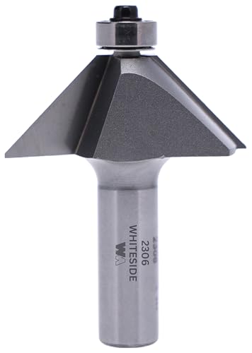 Whiteside Router Bits 2306 Chamfer Bit with 45-Degree 1-1/16-Inch Cutting Length