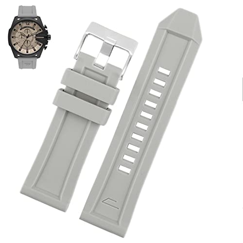 Bracelet silicone 26mm montre homme compatible DZ4283 DZ7416 DZ4496