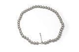 Material : Schmuckwilli Perlenkette Muschelkernperlen Kette aus 100% echter Muschel (Kein Kunststoff) , 100% Handgearbeitet , Mit Schmuck-Etui