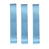 Zeroupshop Cinta protectora de borde de raqueta de pickleball, 3 unidades, 76 x 2,1 cm, transparente para protección de cabeza de pala de TPU para jugar en interiores y exteriores, corte para
