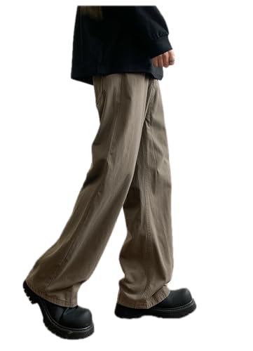 Jeans Pants Trouser Denim Stacking High Street Men's Loose Wide Legs Straight Tube Drop Casual Daily Commuter Style Wear2