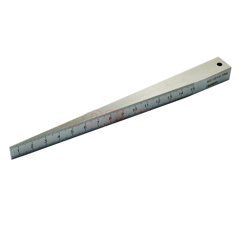 Juego de galgas de espesores, Calibre cónico de 1 a 15 mm, 0,5 a 10,4 a 6,2 a, calibre soldadura cónica, separación, cuña, espesores inserción