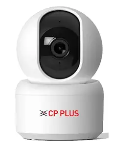 (Refurbished) CP Plus 1080P Full HD Smart WiFi Camera |360 with Pan & Tilt | View and Talk | Motion Alert | Night Vision |SD Card (Up to 128 GB) |Alexa and Google Support | IR Distance 10 MTR | CP-E25A