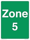 Zone 5 Schild – 150 x 200 mm – A5P