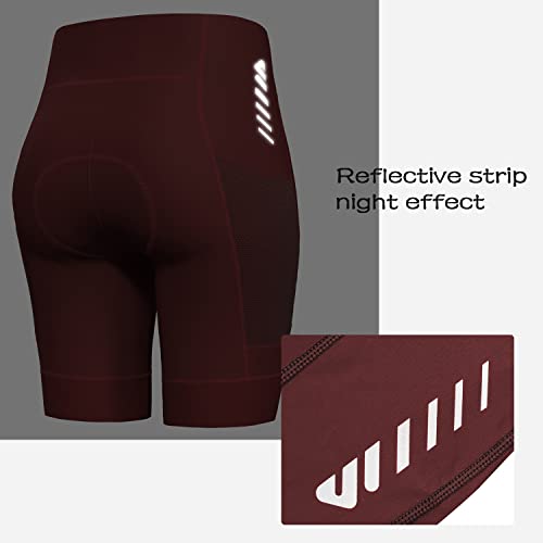 Image of Lo.gas Women Padded Cycling Shorts 3D Gel Pad High Waist Ergonomic Cycling Shorts