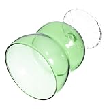 Mikikit Glaswaren für Bars Weinglas Praktische Trinkgläser Glasbecher Gläser für besondere Anlässe Stilvolle Gläser Becher Glaswaren Wassergläser Urlaub Trinkgläser Green Wiederverwendbar