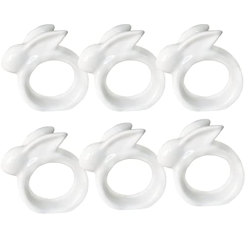 Realideas Napkin Rings, Easter Bunny Napkin Rings For Easter Table Decor cover