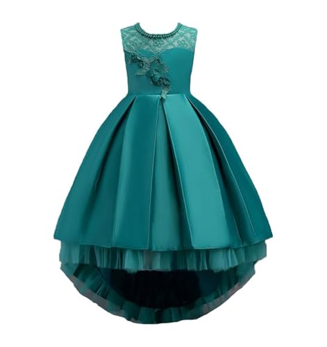 Geeda Princess Girls Dress for Wedding Birthday Party with Train Size 3-14 Years
