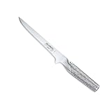 Global 6 1/4 inch Flexible Boning Knife - Lightweight Japanese Stainless Steel, Razor-Sharp Edge, Made in Japan, G-21
