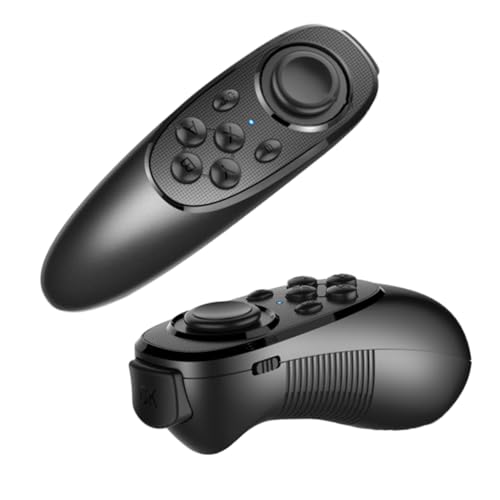 CONGARTENO Kabelloser Vr Brillen Controller Joystick Gamepad für Ios Smartphones Ergonomisch Multifunktional mit Maus Musiksteuerung Kompatibel mit Handy und Tablet Schwarz CONGARTENO Kabelloser Vr Brillen Controller Joystick Gamepad für Ios Smartphones Ergonomisch Multifunktional mit Maus Musiksteuerung Kompatibel mit Handy und Tablet Schwarz