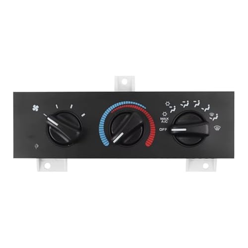 Panneau de commande manuel de température pour climatisation de Dodge Ram Van de 1998 à 2003