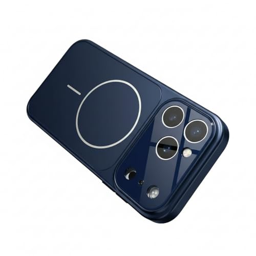 Image of Back Cover Converter Case for iPhone 14 Pro / 15 Pro /Pro Max Converter Kit to Transform for 17 Pro & 17 Pro Max (Midnight Blue, iPhone 14 Pro)
