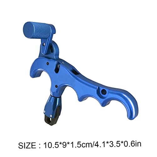 D-Loop réglable et aide à la libération du tir à l'arc à 4 doigts rotative à 360 degrés - 5