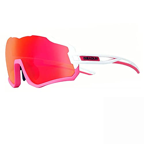 Sports Sunglasses Cycling Glasses Polarized Uv400 Ffishing, Ski Running,Golf (White) #TOP23