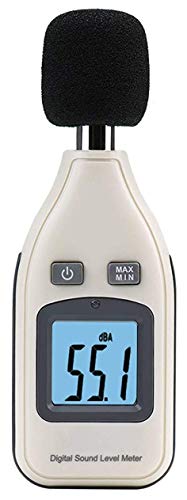 Decibel Meter, DTOWER Digital Sound Level Meter, Noise Volume Measuring Instrument, Self-Calibrated Sound Pressure Level Reader, LCD Noise Meter with Backlight for Indoor/Outdoor Use, 30-130dBA Range