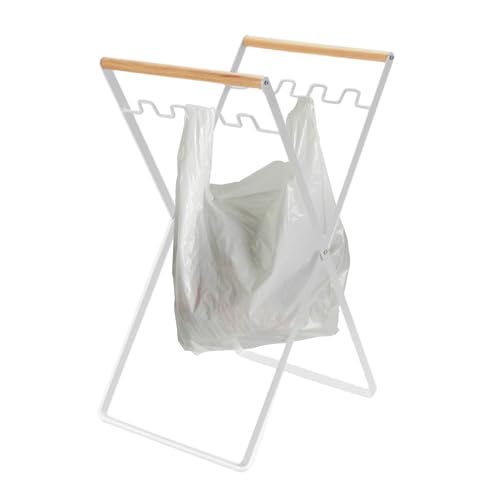 Générique Bin Sac Holder | Système De Plug-in Réglable En Hauteur Avec Bague De Serrage | Porte-sac En Métal | Porte-, Cadre De Support De De Feuilles De Jardin, Extérieur À Poutres En Méta