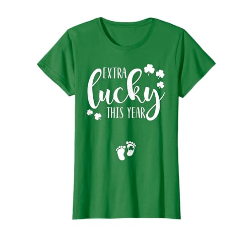 St Pattys Pregnancy Announcement St Patricks Day Pregnant T-Shirt