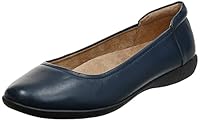 Naturalizer Women's Flexy Ballet Flat, Navy, 5.5