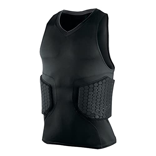 ZAYZ Canotta Imbottita (3 Pad) Protegge Costole e