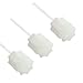 MUNKCARE Oral Swabs Disposable-Untreated and Unflavored Patients Mouth Cleaning Sponge Toothbrushes White 100 Counts