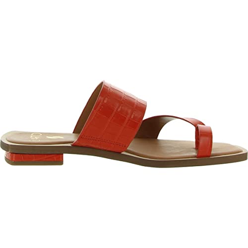 Image of Franco Sarto Womens Glenni Ankle Strap Flat Sandals
