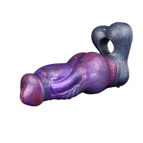 Fundas para pene de lobo monstruo extensor de silicona para retrasar eyaculación 7