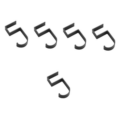 FONDOTIN 5pcs Metal Purse Hanger Holder Desk Bag Hanger Schoolbag Hook Wall Table Organizer Aluminum Alloy Hook