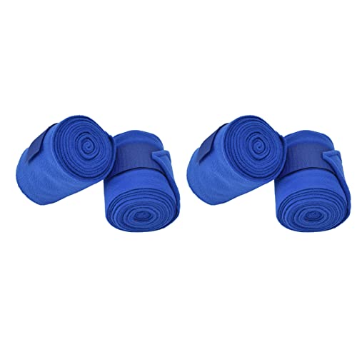 YOKAM Tierbeinschutz, Pferdebeinbandage, 4 Stück, 12 cm Breite, 2,5 m Länge, atmungsaktiv für Hunde