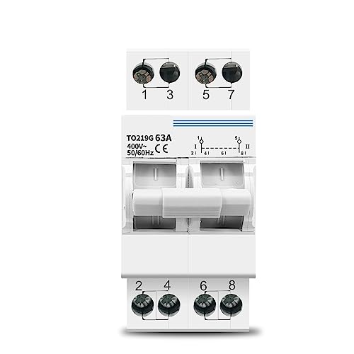 MTS 2P 63A disjoncteur de verrouillage et inverseur de source manuel TO219G