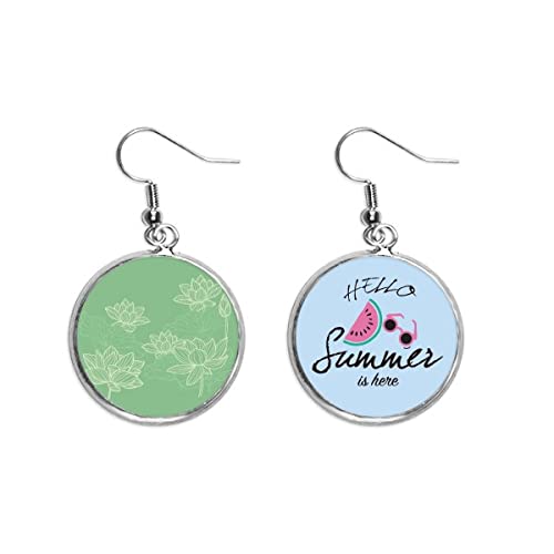 Pendientes de sandía estivales perfectos para looks de playa y terrazas