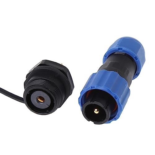 Conector SP13 de aviación impermeable de 6 pines para cables de alimentación, 2 unidades 7