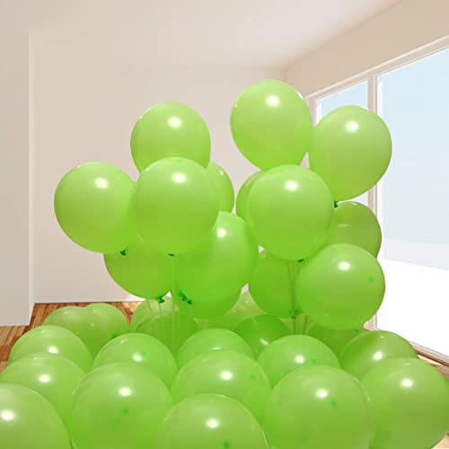 Image of 300 Pack Lime Green Balloons 12 inch Green Latex Party Balloon Bulk for Various Party Events Decorations