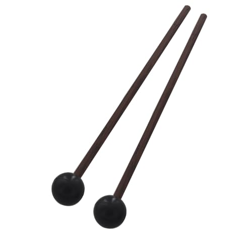 Image of 2PCS Rain Drum Mallet, Tongue Drum Mallet, Rain Drum for Garden Beater, Single Rubber-Tipped Percussion Mallets for Tongue Drums and Handpans