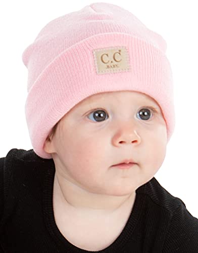 Image of Funky Junque Adorable Newborn Baby Smiley Face Beanie - Soft Knit Winter Hat with Premium Suede Patch