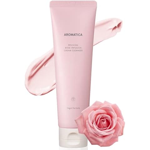 AROMATICA Rose Infusion Cream Cleanser for Dry Skin Cover