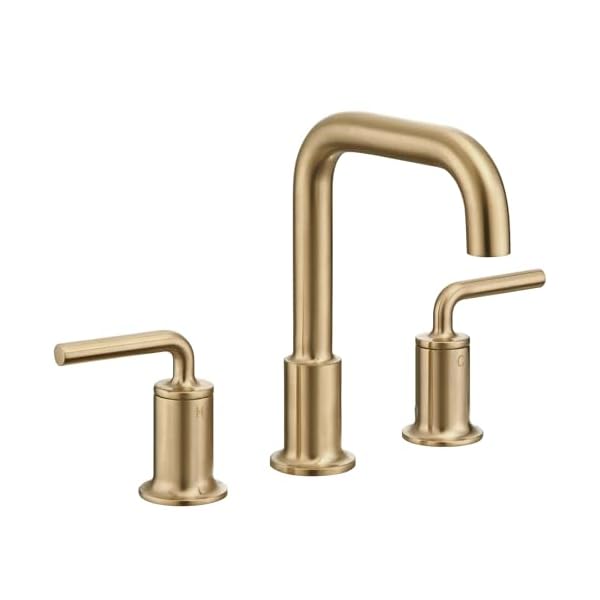   Lava-Odoro-Champagne-Gold-Bathroom-Faucet-8-inch-Widespread-Bathroom-Faucet-3-Hole-with-Drain-Assembly-Supply-Line-Solid-Brass-Lead-Free-Bronze-Vanity-Faucet-BF503-CB