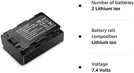 ENEGON NP-FZ100 Battery Replacement Battery Compatible with Sony Alpha 9, Sony A9, Sony Alpha 9R, Sony A9R, Sony Alpha 9S, Sony A9S, Sony A7RIII, Sony A7R3, Sony a7III, A7R4, A7RIV