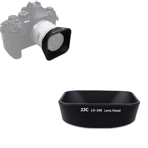 Image of JJC Lens Hood Shade for Olympus M.Zuiko Digital 14-42mm f /3.5-5.6 II and 14-42mm f /3.5-5.6 II R Lens, Replaces Olympus LH-40 Hood, Reversible and No Vignetting