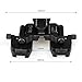 TONGDAJINBAO NVG30 NVG10 PVS-14 Binocular Bridge System, Outdoor Night Vision Helmet Mount Multi-Function 90 Degree NVG Mount(Black)