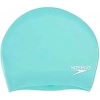 Speedo Unisex Adult's Long Hair Swimming Cap, Spearmint, One Size