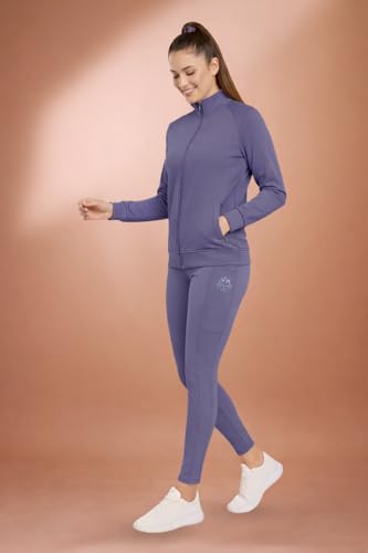 Image of Women 3 Piece Gym Workout Set | Sports Bra, Zip-Up Jacket & High Waist Leggings | Stretchable Yoga Activewear Co-Ord Set for Women | Fitness Gym Tracksuit