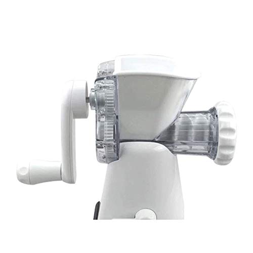 Handkurbel Fleischwolf und Lebensmittelzerkleinerer, multifunktionaler manueller Wurstfüller, müheloses Mahlen von Gemüse, Knoblauch, Früchten