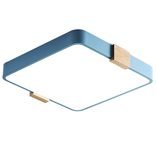Plafond carré en bois pour illuminer la chambre et la cuisine avec une douce clarté 6000K