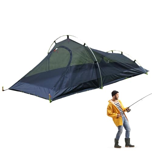Tente de camping pour 1 personne abri facile à installer pour bivouac léger