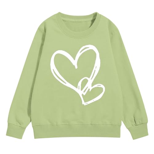 Girls Oversized Cute Sweatshirts Long Sleeve Crew Neck Cotton Pullover Tops Clothes Teen Kids 𝗣reppy Sweater for Boys2