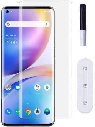 Image of Raayan UV Tempered Glass For Google Pixel 6 pro Screen Protector Full Adhesive UV Glue Curved Edge to Edge Full Screen Coverage - Easy Installation