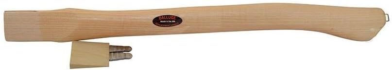 6 Pack Dalluge Tools 3250 14" Curved Hickory Replacement Hammer Handle for 1250 & 1650 Finish/Trim Hammers (VN03250) (43013)