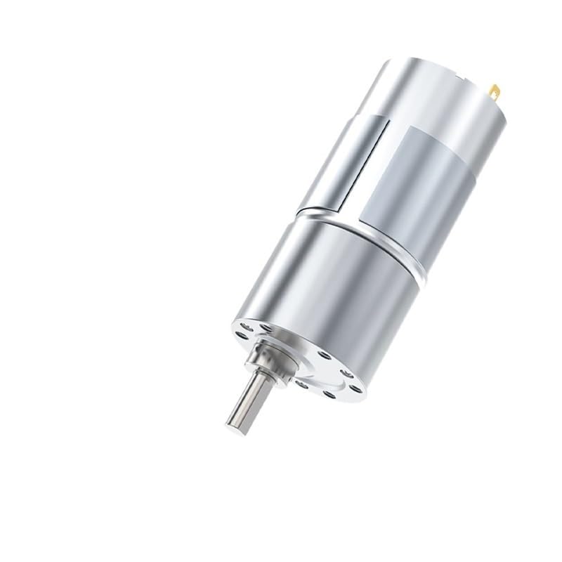 Reductor de CC de Engranajes JGB37-555 de 24 V y 200 RPM con Eje extendido, Alto par y bajo Nivel de Ruido, Velocidad Ajustable.