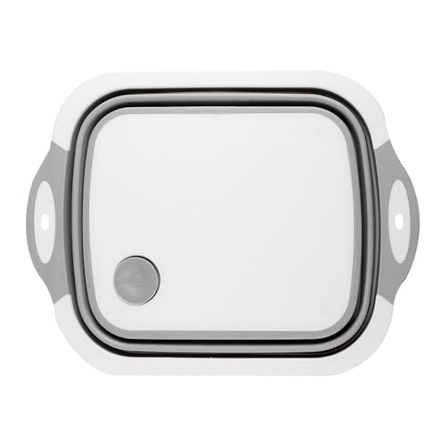 Beaupretty 多機能折りたたみ式まな板と水切りバスケット キッチン用省スペース設計 環境配慮素材採用 室内外対応 旅行やキャンプにも