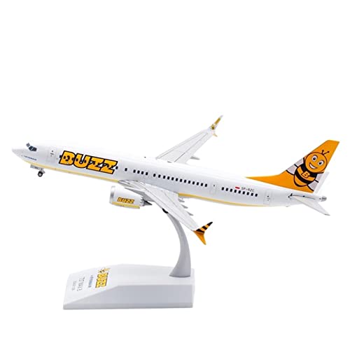 Miniatura B737-8max SP-rzc en aleación de alta resistencia escala 1:200 Buzz Aviation